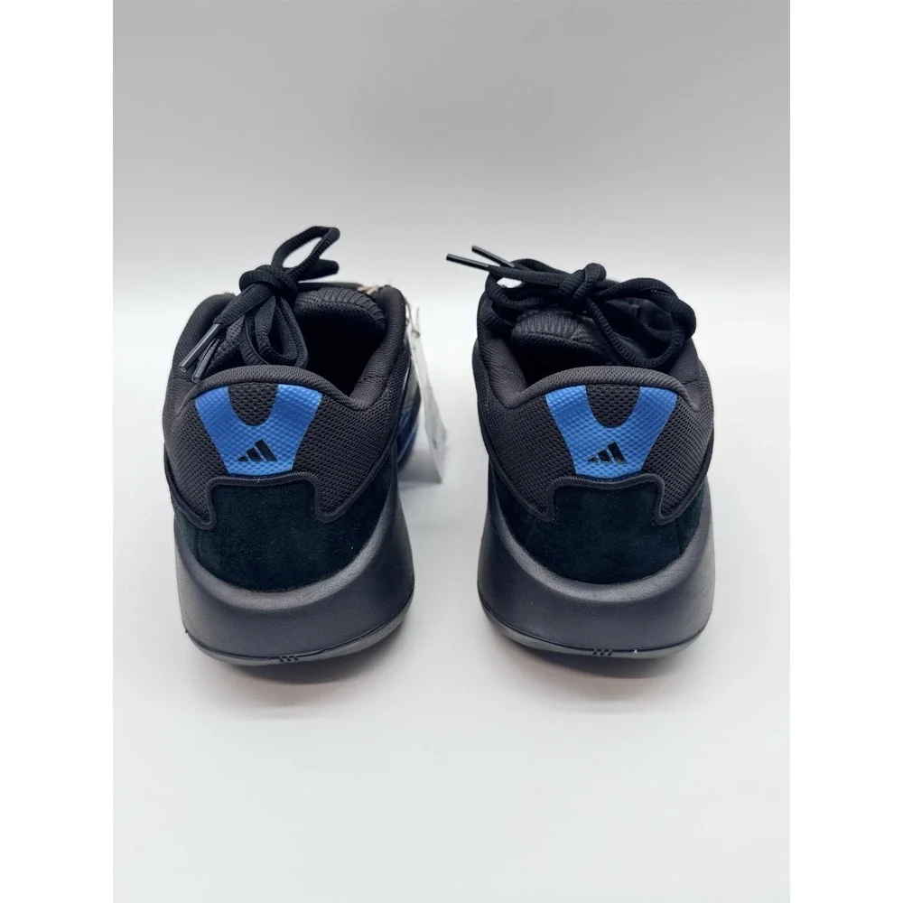 Size 6M, 7W- Adidas Mad Infinity Lace Up Sneakers, Black/Blue Casual Shoes